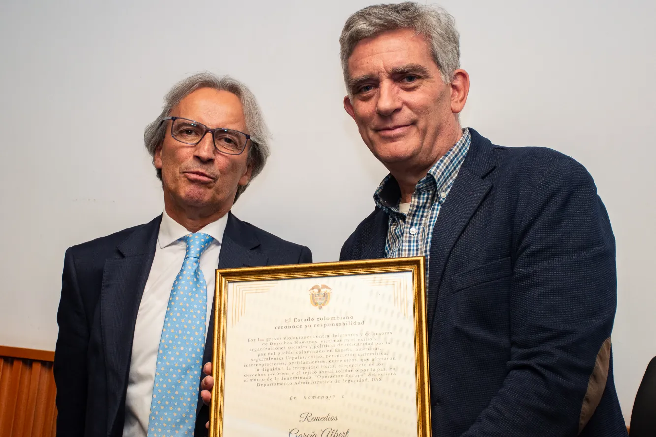 Colombia pide perdón en España por la persecución del DAS a defensores de derechos humanos