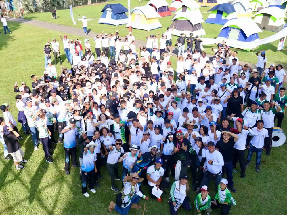 En La Virginia se vive el Campamento Departamental Juvenil de Risaralda