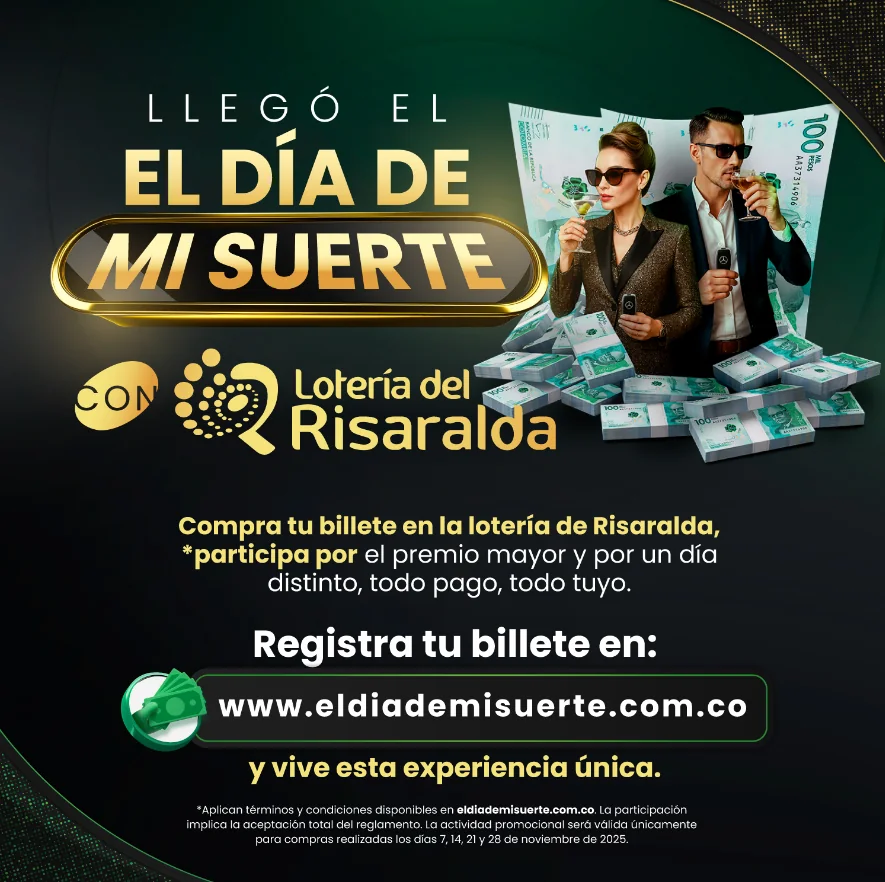 La Lotería del Risaralda lanza «El Día de mi Suerte», una experiencia de lujo para los apostadores