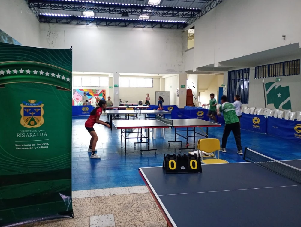 El municipio de Quinchía fue sede del festival departamental del Polo de Desarrollo de tenis de mesa