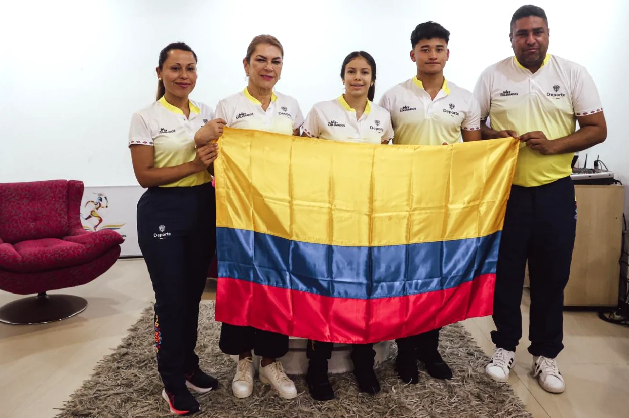 ¡Abanderada la delegación que representará a Colombia en Juegos Escolares Centroamericanos y del Caribe!