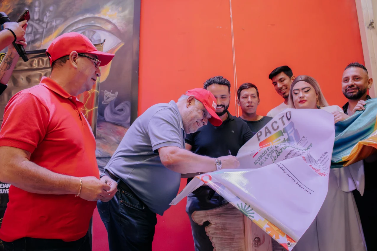 DIEGO PATIÑO AMARILES FIRMA EL “PACTO SER”, POR LOS DERECHOS DE LA POBLACIÓN DIVERSA EN RISARALDA