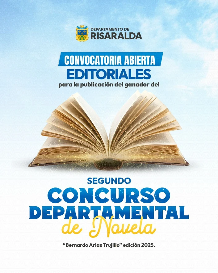 Gobernación convoca a editoriales para publicar obra ganadora del Concurso Departamental de Novela 2025