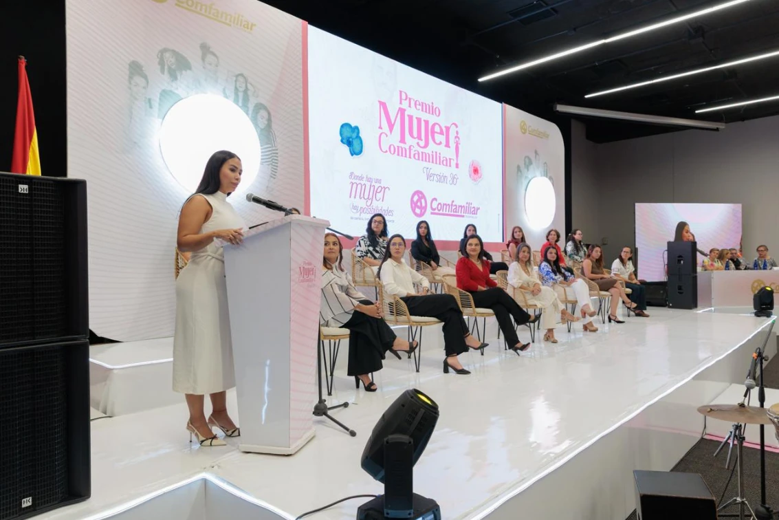 Gobernación de Risaralda acompañó la edición 36 del Premio Mujer Comfamiliar