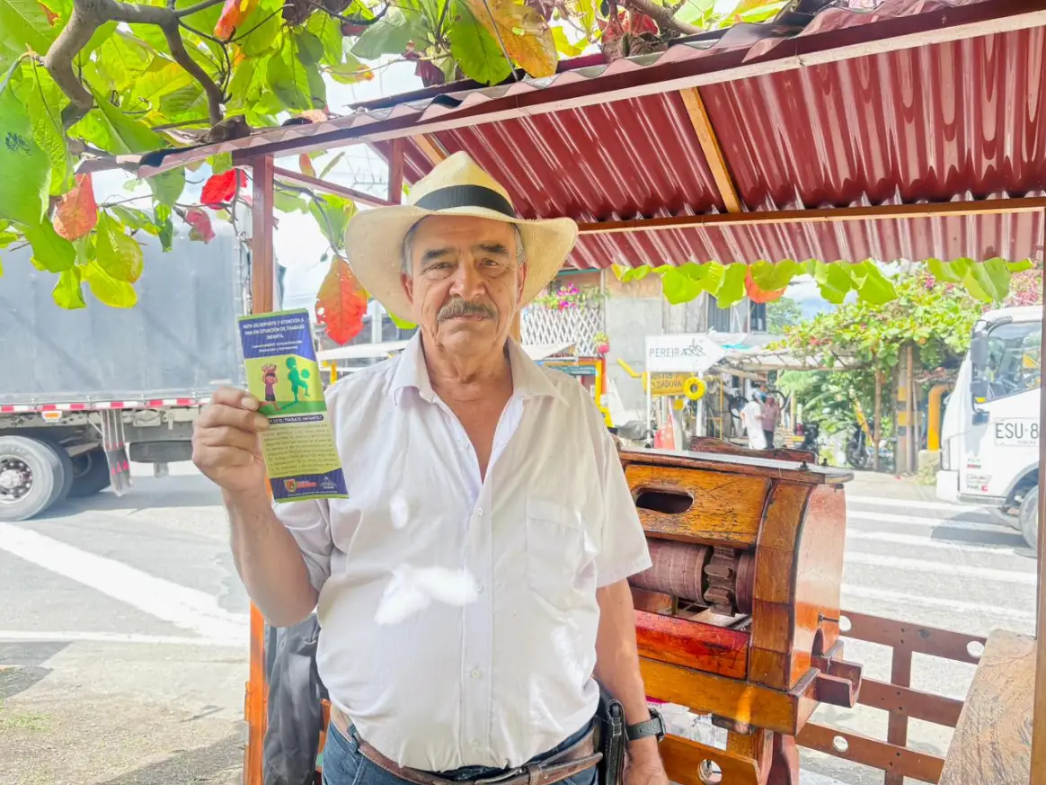 Con salidas pedagógicas de sensibilización, Pereira avanza en la erradicación del trabajo infantil