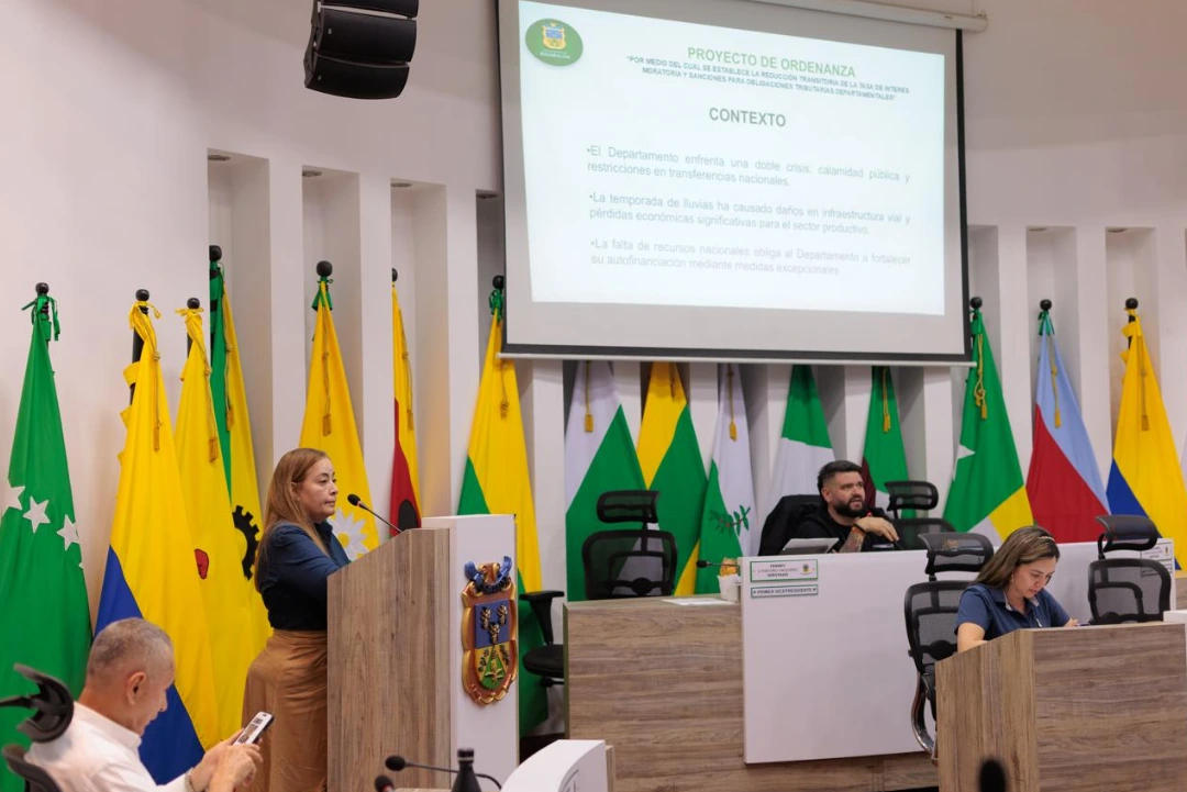 La Gobernación de Risaralda socializó Proyecto de Ordenanza ante la Asamblea Departamental para debate sobre Reducción de Intereses Moratorios en Obligaciones Tributarias