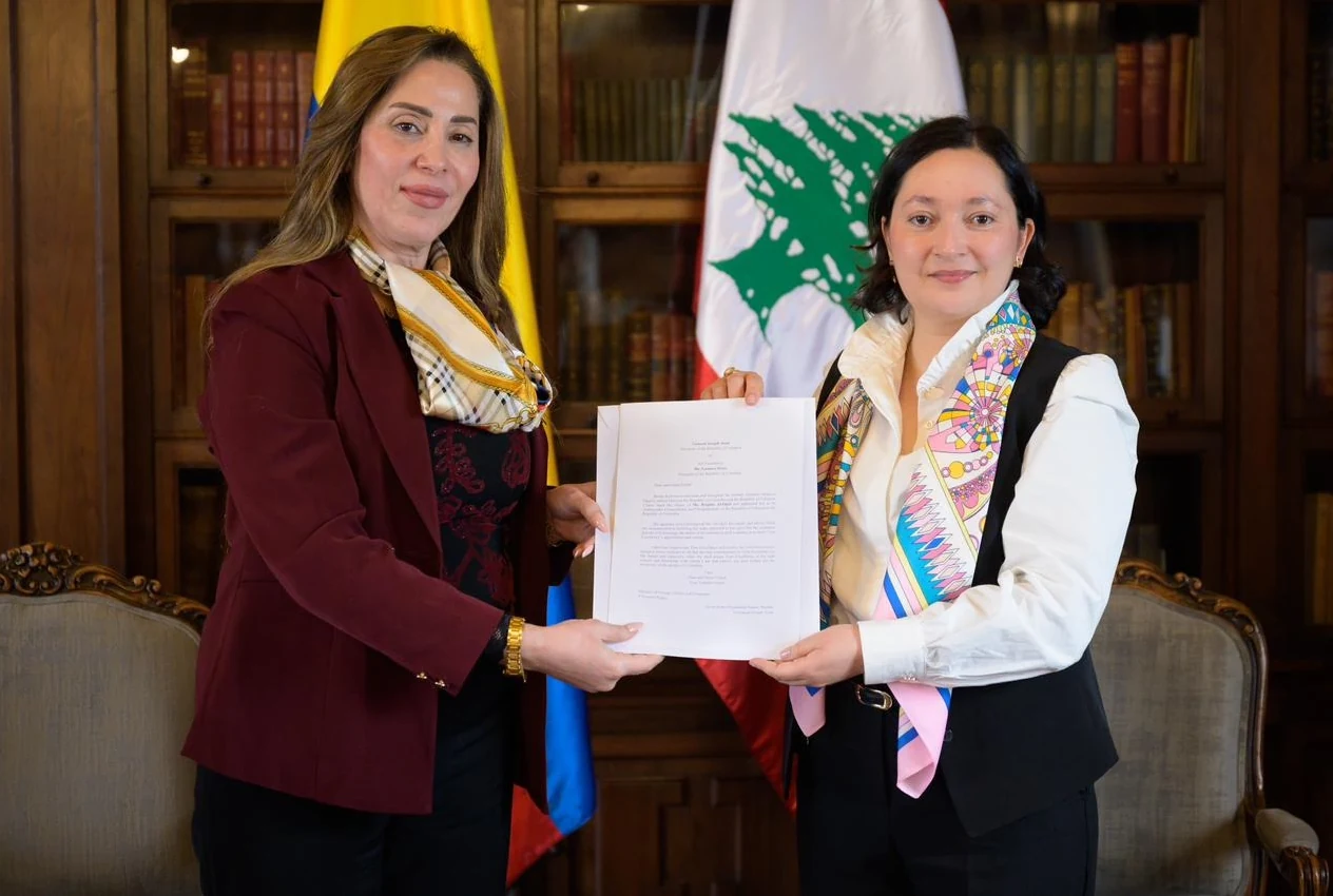 Colombia y El Líbano estrechan vínculos diplomáticos con la llegada de nueva embajadora