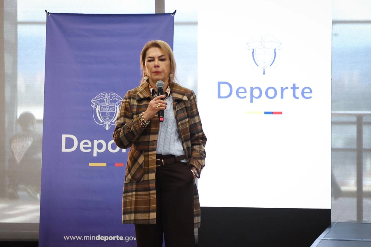 Ministra del Deporte, Patricia Duque Cruz, presentó balance de avances y logros en su gestión