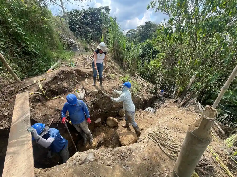 Gobernación destinó más de $1.289 millones para obras de acueducto y alcantarillado en Santa Rosa de Cabal