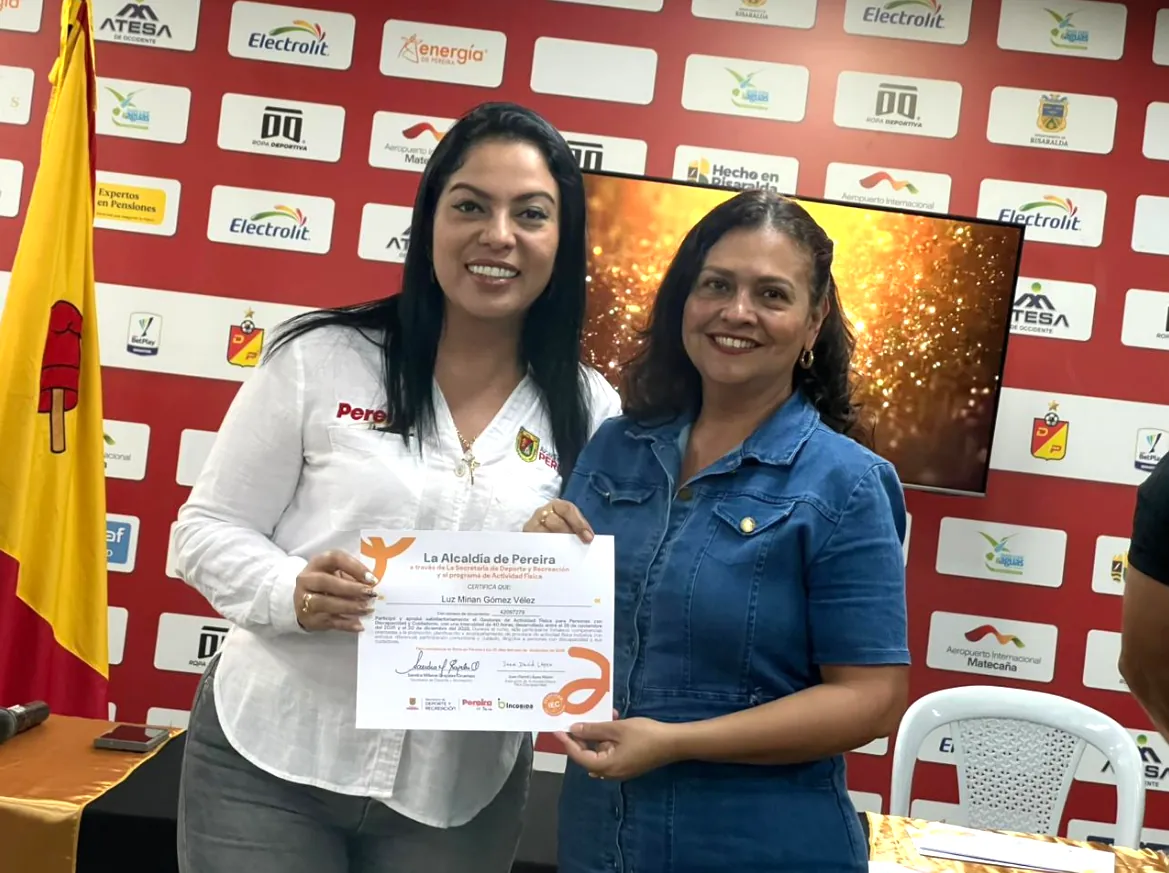 Alcaldía de Pereira certificó a 40 personas en cursos de Actividad Física Musicalizada y atención a personas con discapacidad