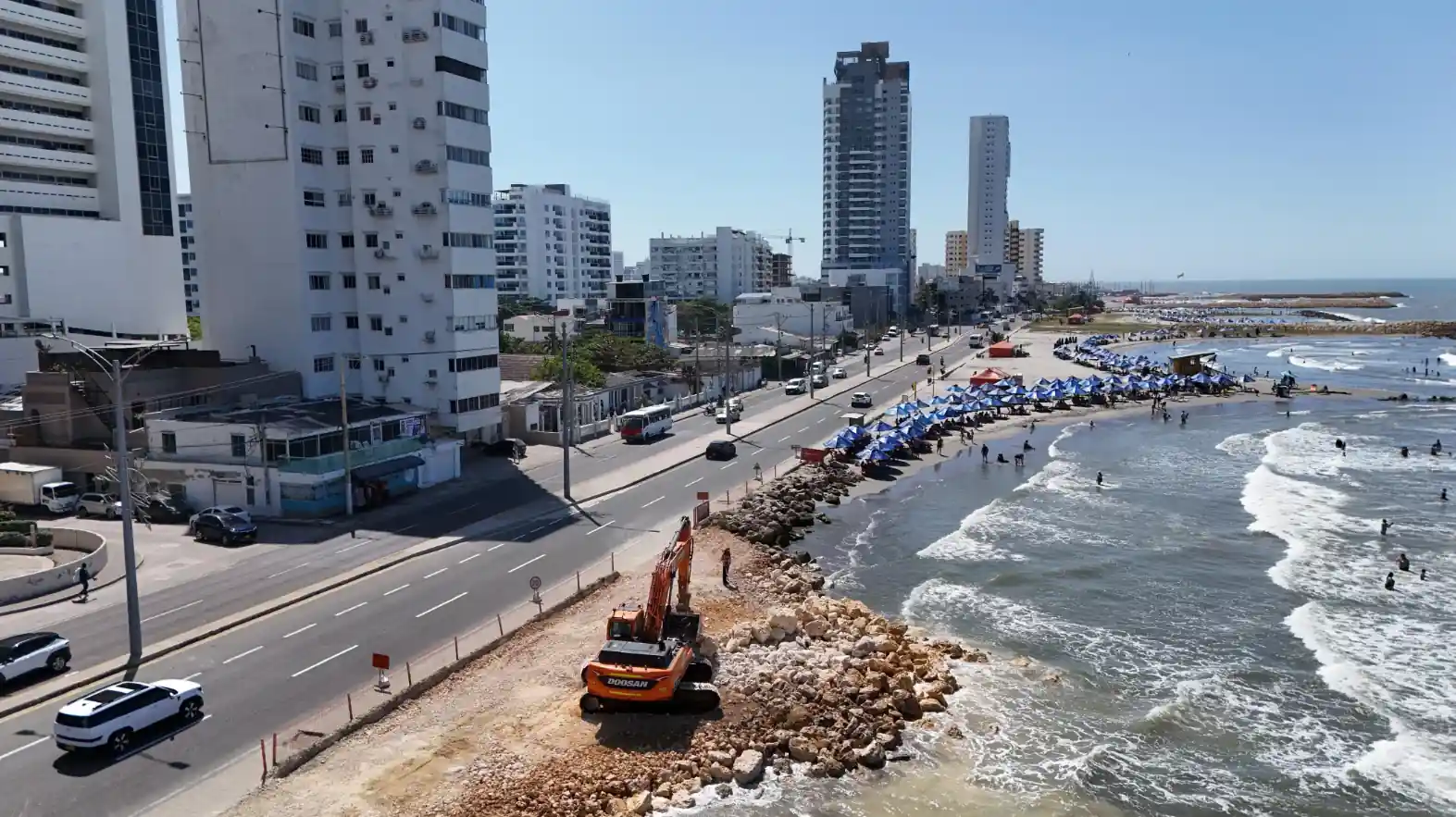 Alcaldía de Cartagena abre un nuevo frente del Malecón del Mar y sigue transformando su relación con el Mar Caribe