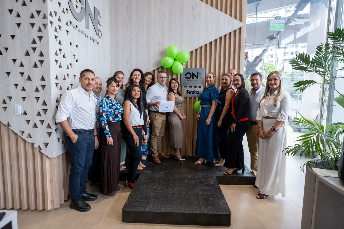 Por su aporte a la innovación y generación de empleo, la Alcaldía de Pereira entregó Sello Diamante de «Hecho en Pereira» a la empresa On Off