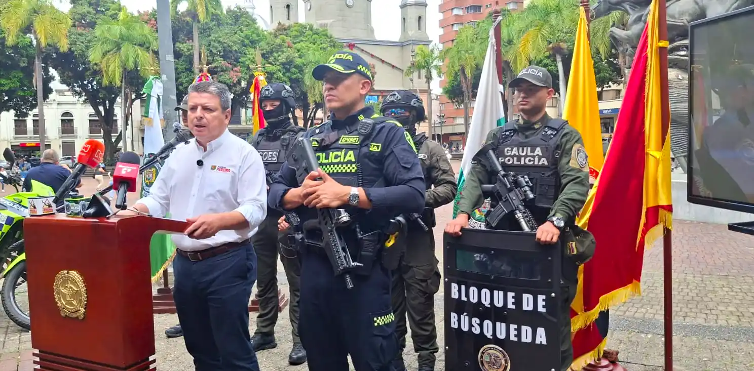 La Alcaldía y la Policía Metropolitana mantienen su lucha frontal contra la criminalidad en Pereira
