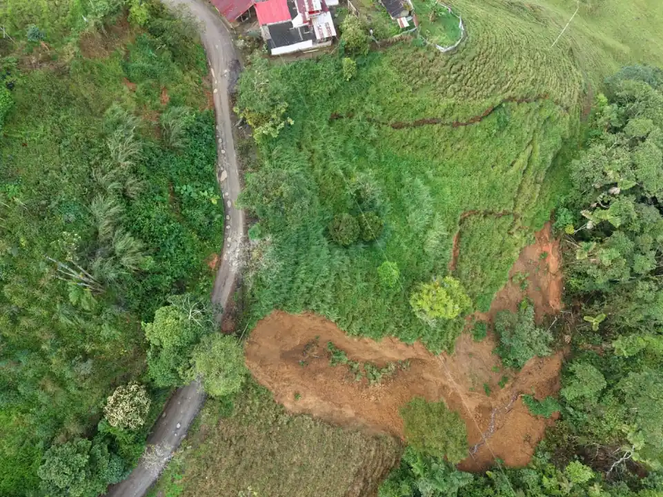 Ideam emitió alerta a los 14 municipios de Risaralda por posibles deslizamientos de tierra