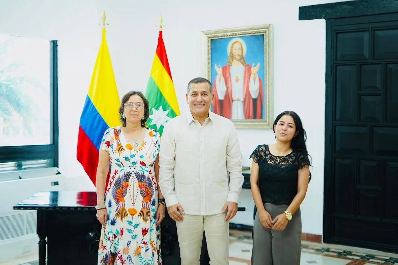 Alcalde Dumek Turbay y directora de Migración Colombia fortalecen articulación por turismo y migración en Cartagena