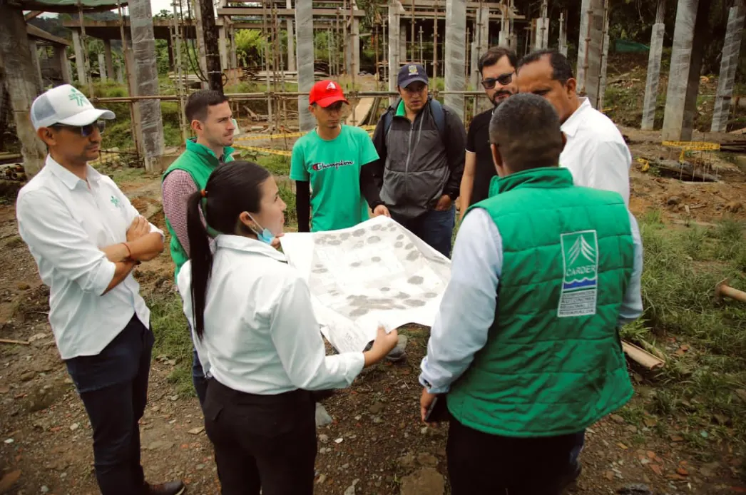 CARDER realiza seguimiento sobre avance de obra del primer SENA Étnico en Risaralda