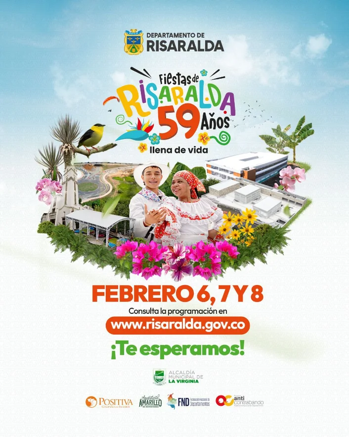 Las fiestas aniversarias de Risaralda también tendrán emprendimiento, coffee fest y reinado