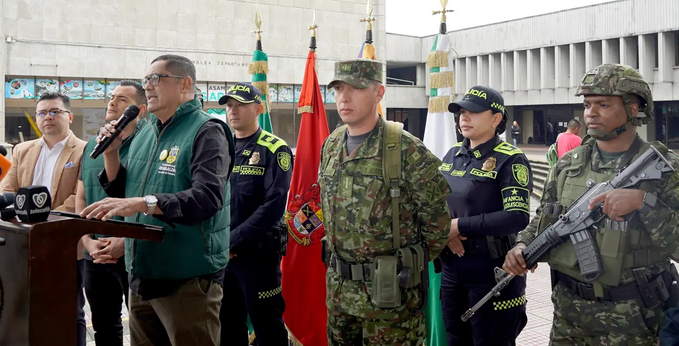 Gobernación de Risaralda destaca balance positivo en seguridad al inicio de 2026