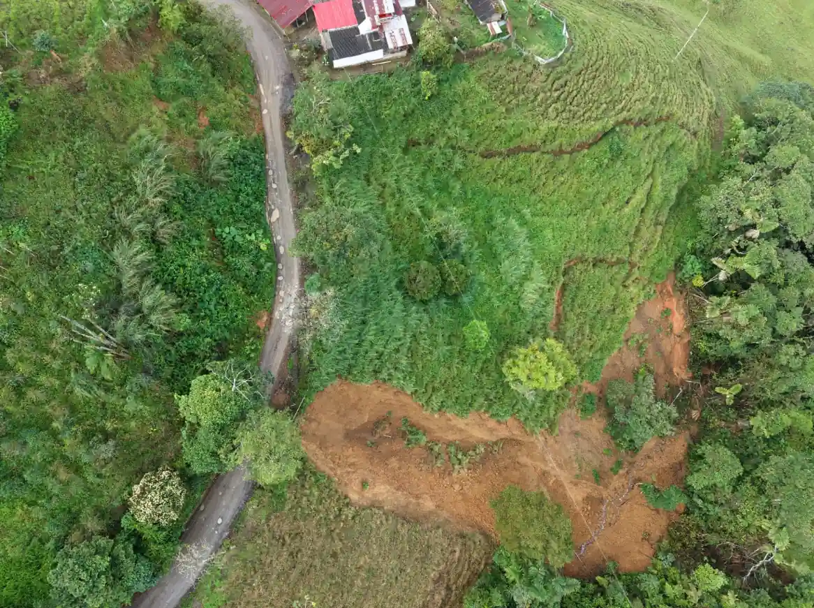 En enero las lluvias dejaron en Risaralda más de 38 deslizamientos, vendavales e inundaciones