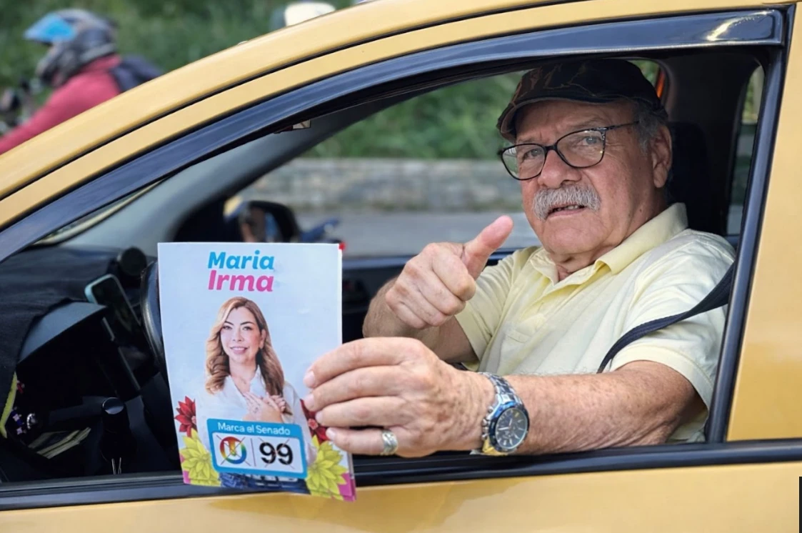 Cuidar a los que cuidan, el mensaje que María Irma U 99 al Senado promueve en todo Pereira