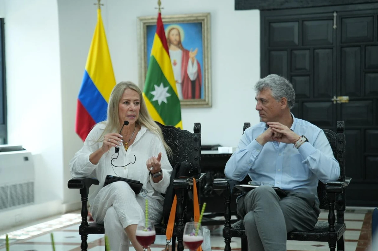 Cartagena recibe al CEO de Federación Internacional de Hospitales (IHF) y al director general de la Fundación Santa Fe de Bogotá