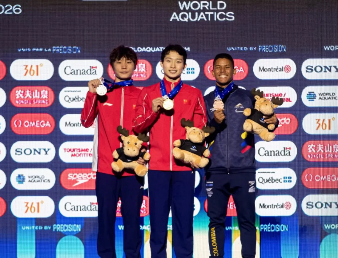 ¡Histórico! Deportista risaraldense quedó en el podio de los mejores clavadistas del planeta