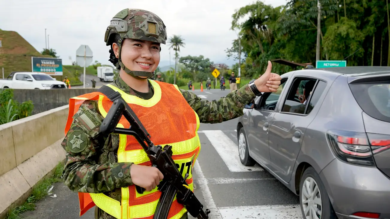 Ejército Nacional garantiza movilidad segura para los risaraldenses