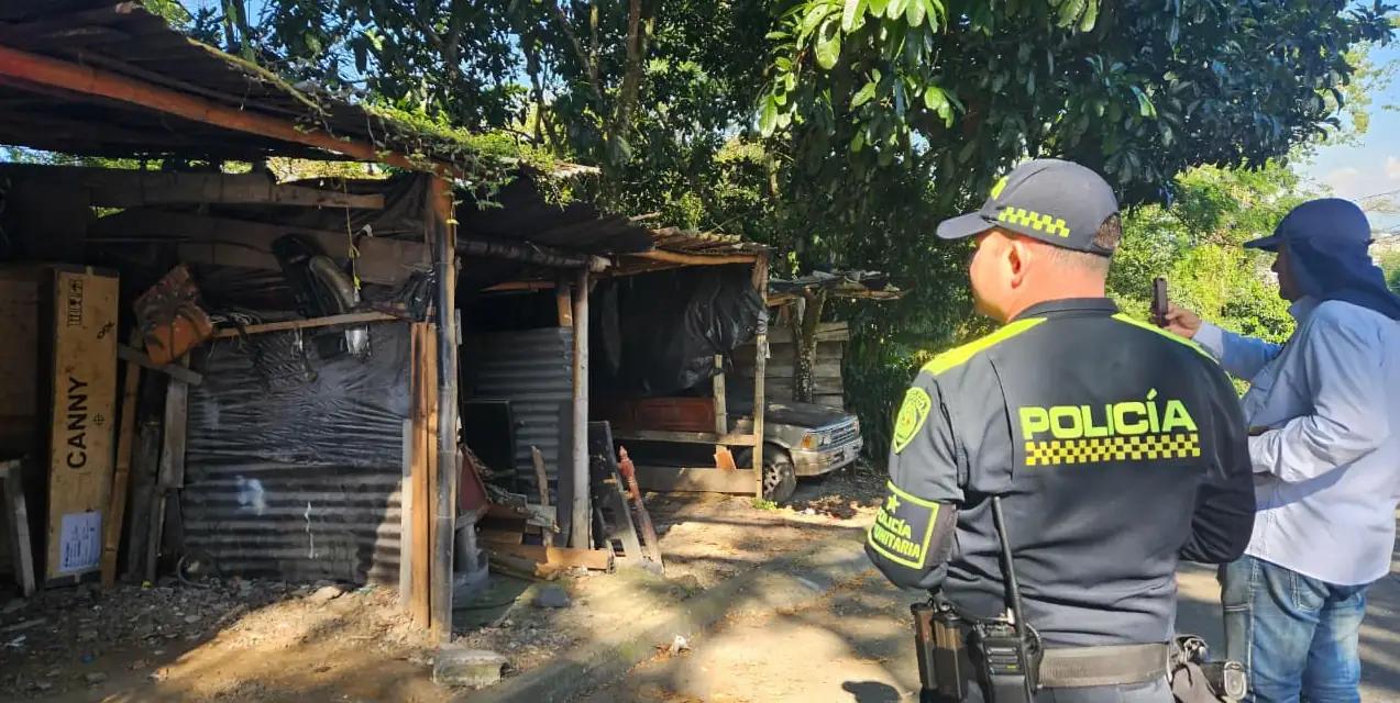 Talleres y parqueadero clandestino fueron desmontados por la Alcaldía de Pereira