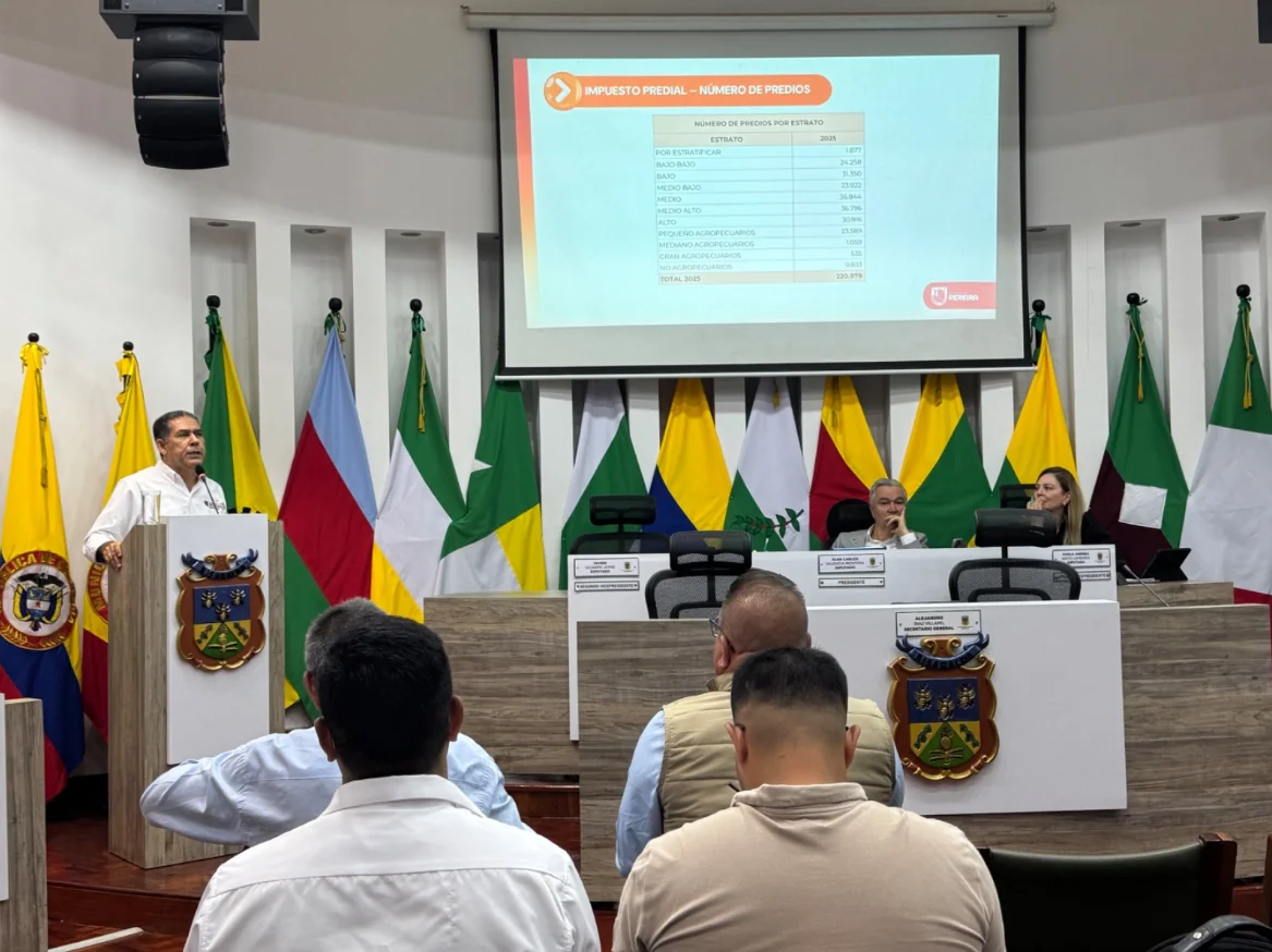 Pereira reafirma su solidez fiscal y da claridad sobre el Predial rural