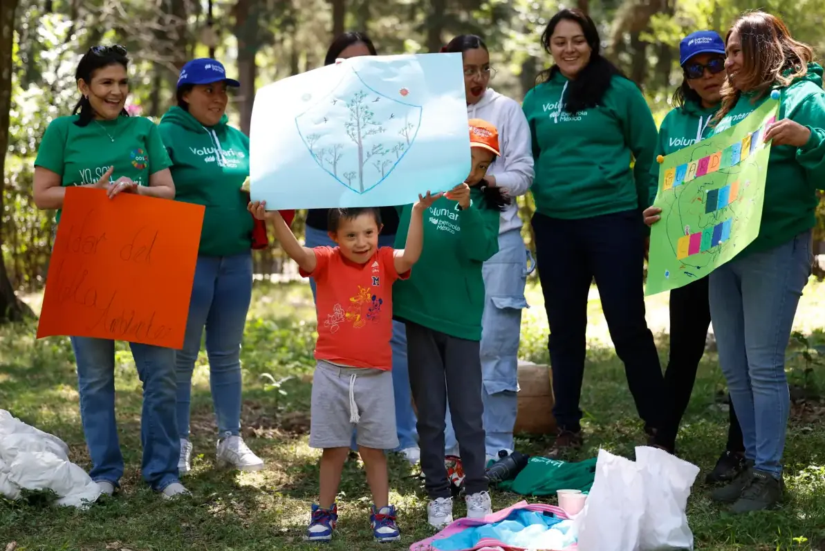 Exploradores del bosque: inclusión y conciencia ambiental en jornada de voluntariado en México