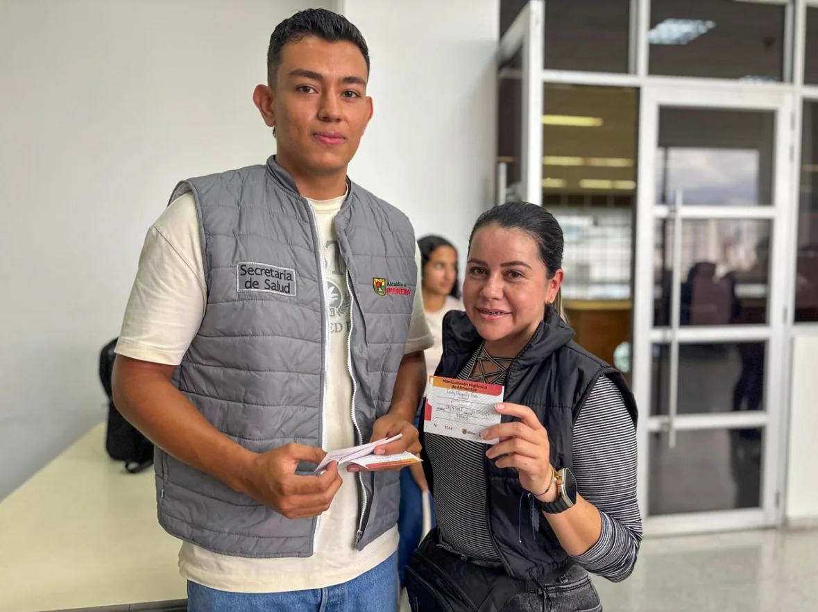 MÁS DE MIL PERSONAS CERTIFICADAS EN MANIPULACIÓN DE ALIMENTOS EN PEREIRA