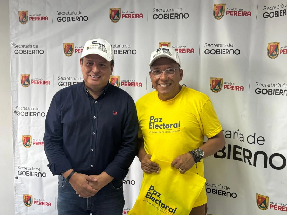 PEREIRA GARANTIZA EL DESARROLLO DE ELECCIONES TRANQUILAS DE LA MANO DE LAS AUTORIDADES