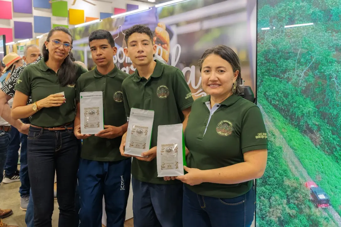 Café Miracampos salió de las aulas de Quinchía y llegó a Expo Eje Cafetero con respaldo de la Gobernación