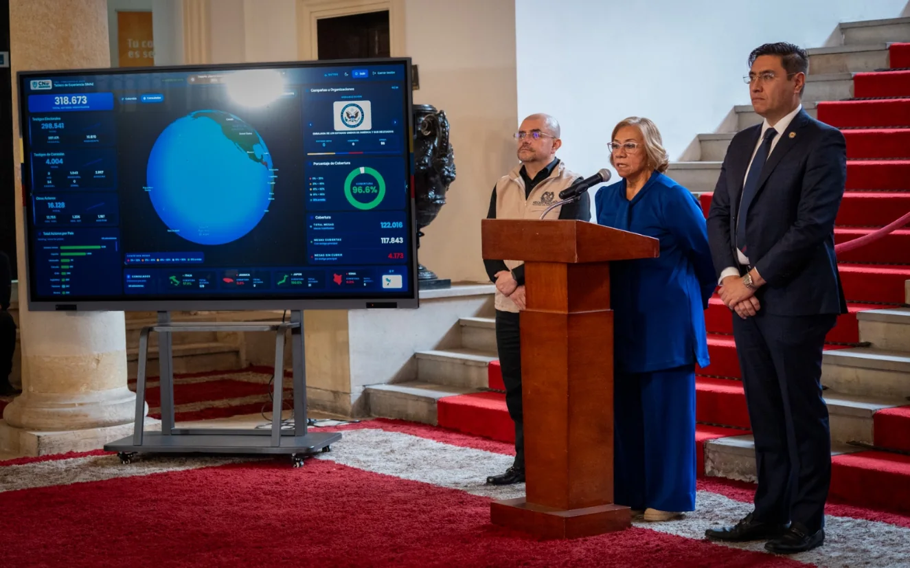 Cancillería crea URL para que connacionales consulten su lugar de votación