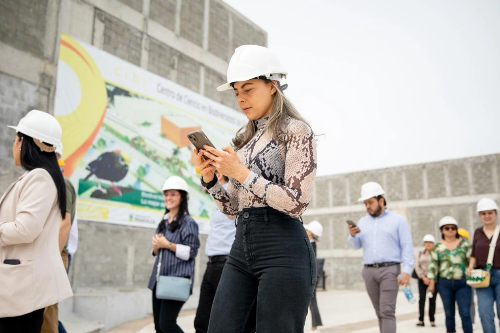 Diputados de Risaralda recorrieron las obras del CIBI, en Dosquebradas