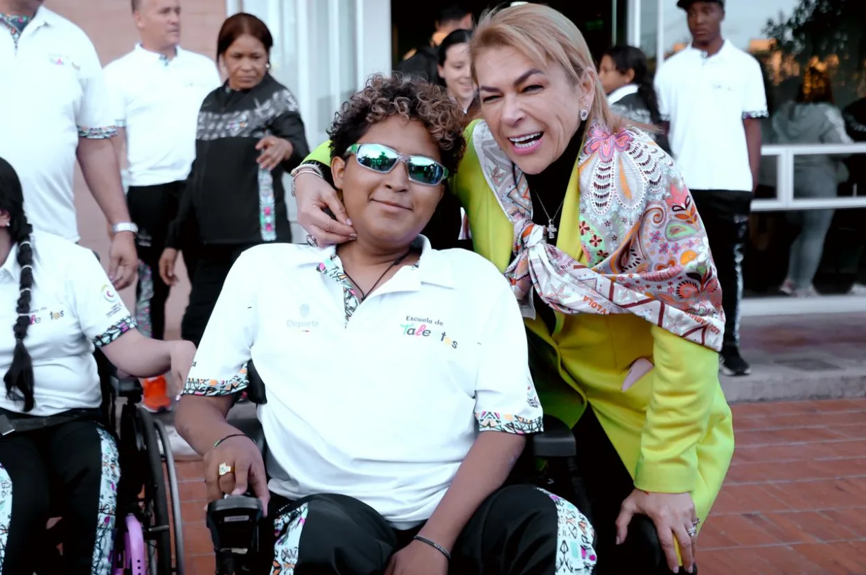 Ministra del Deporte acompañó el encuentro nacional de Escuelas de Talentos de para atletismo y boccia