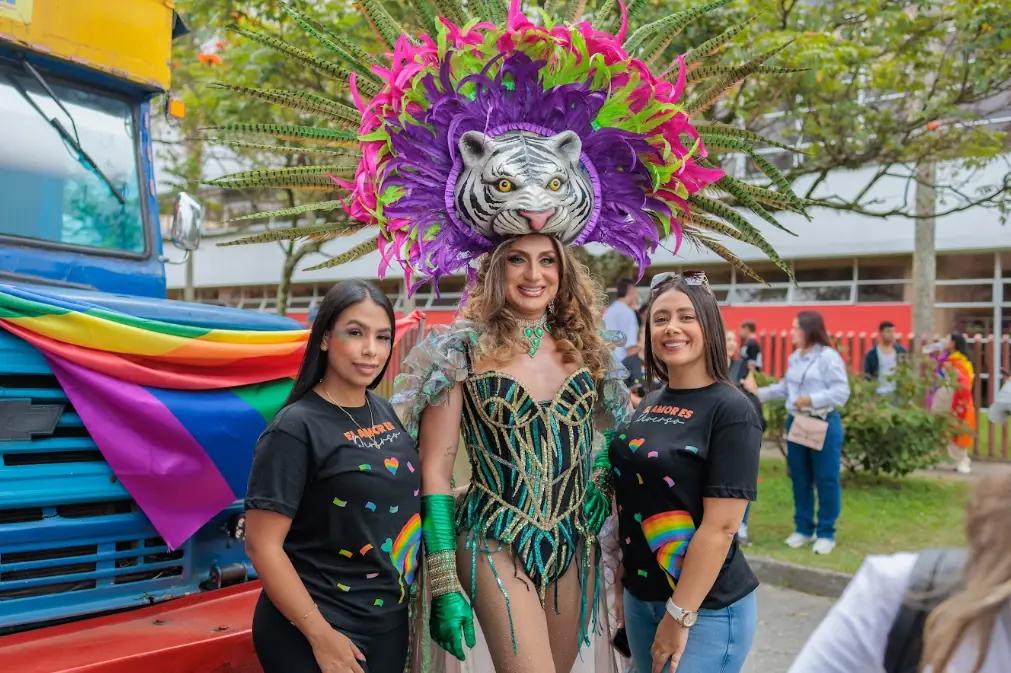 Risaralda vivió el Pride del Eje Cafetero con numerosa participación y respaldo institucional