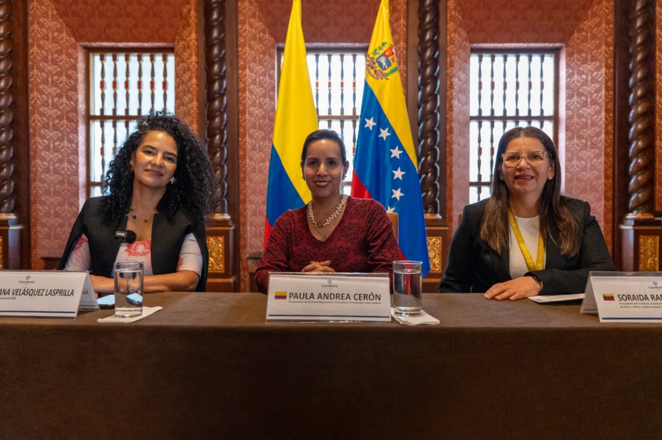 Colombia y Venezuela avanzan en la protección de los niños, niñas y adolescentes, en el marco de encuentro técnico binacional