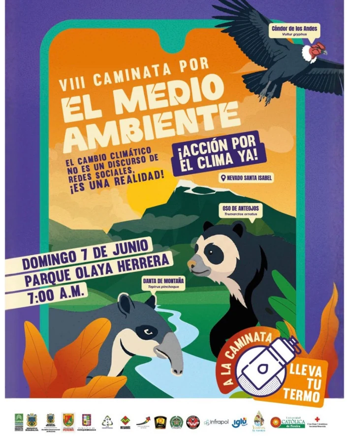 Súmate y haz parte del cambio, participa de la VIII Caminata Ambiental