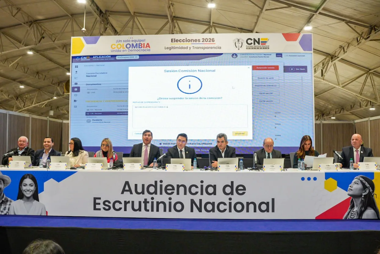Con cero reclamaciones, el Consejo Nacional Electoral declara los resultados de la primera vuelta