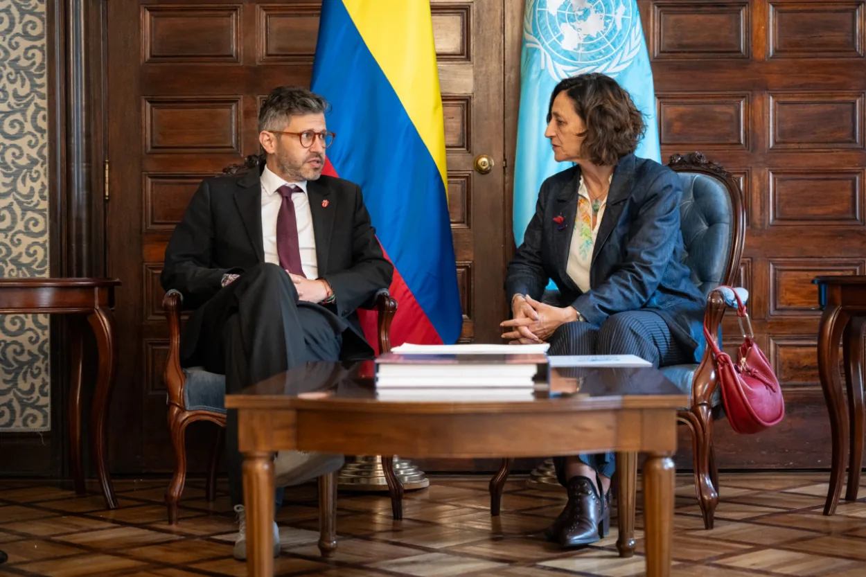 Viceministro de Asuntos Multilaterales recibió a María José Torres Macho, nueva Coordinadora Residente de las Naciones Unidas en Colombia