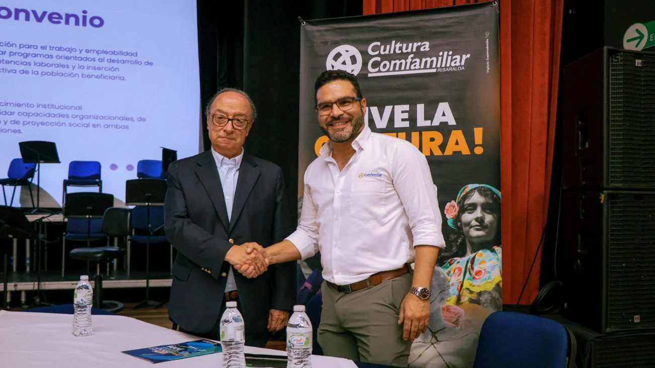 Comfamiliar Risaralda y la Universidad Sergio Arboleda acuerdan alianza para fortalecer la educación superior y la productividad regional.
