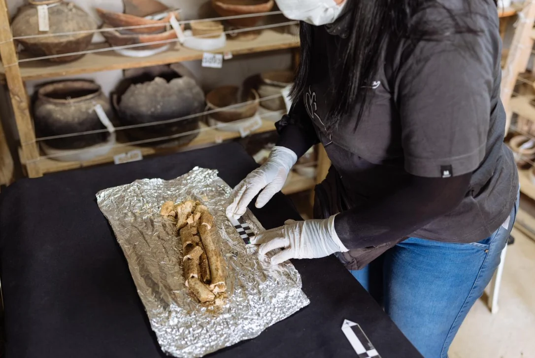Restos óseos encontrados en la obra del Hospital Regional datan de antes de la era cristiana