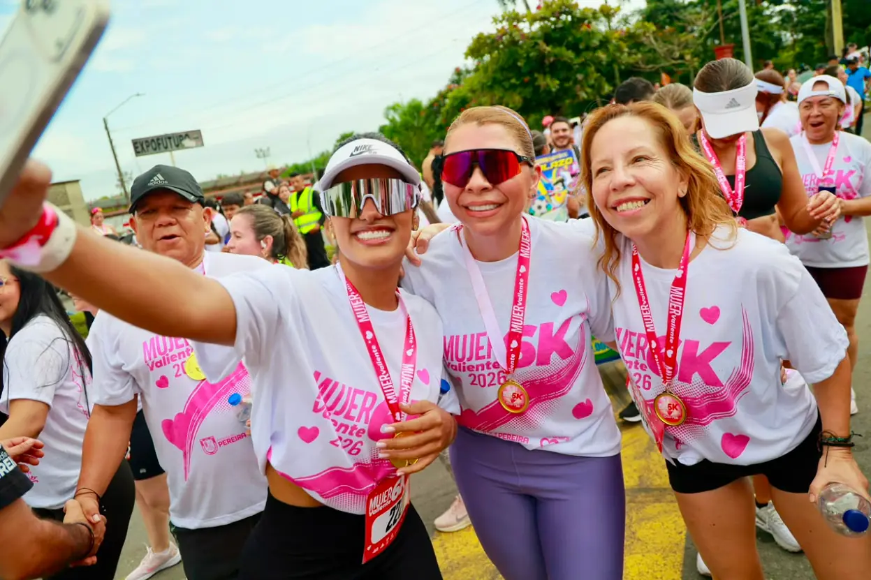 PEREIRA VIVIÓ LA PRIMERA EDICIÓN DE LA CARRERA MUJER VALIENTE 6K
