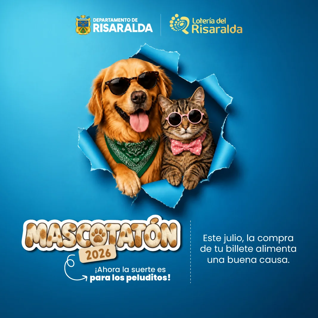 La Gobernación y la Lotería del Risaralda inician el mes de la ‘Mascotatón’ con cinco sorteos y una gran Donatón este fin de semana