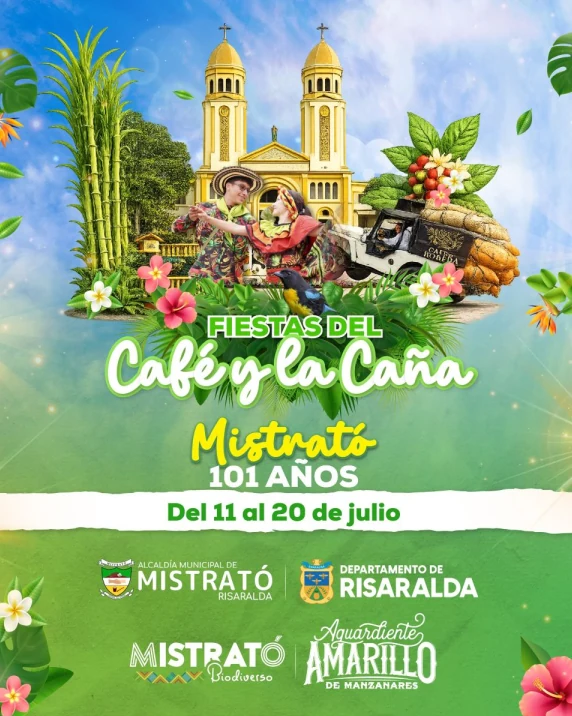Mistrató se viste de fiesta: llegan las tradicionales Fiestas del Café y la Caña