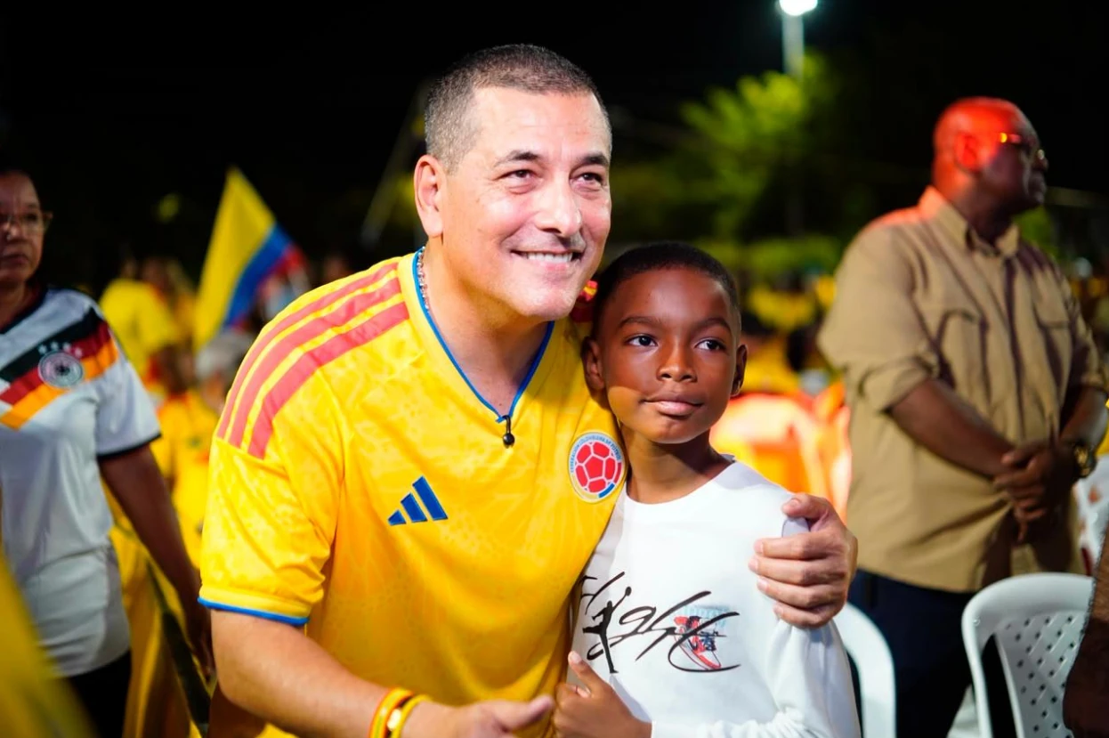 Con dos pantallas dispuestas por la Alcaldía de Cartagena, en la Villa Olímpica, más de 5.000 personas disfrutaron del triunfo de Colombia ante Ghana