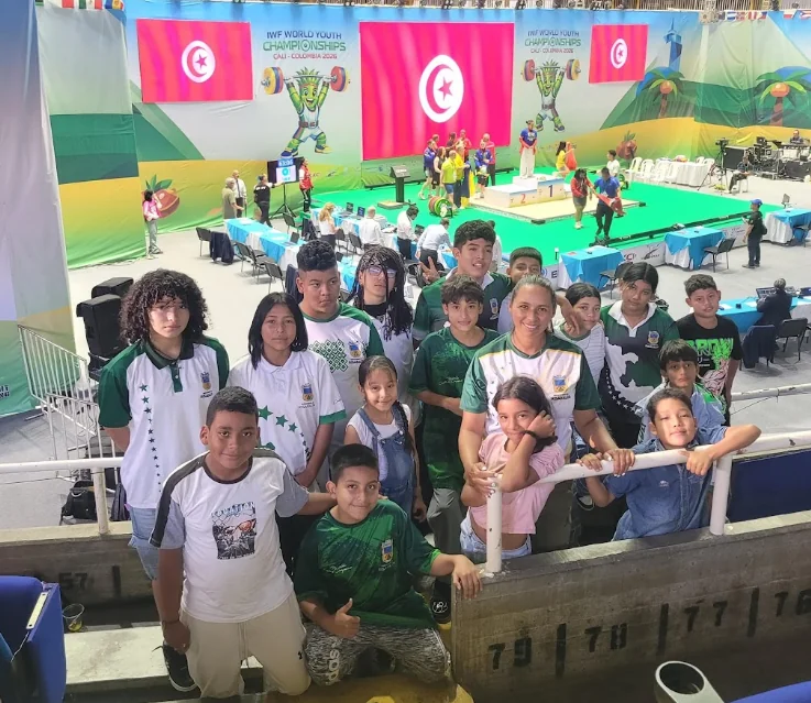 Integrantes de Polos de Desarrollo de Quinchía, presentes en Mundial de Pesas