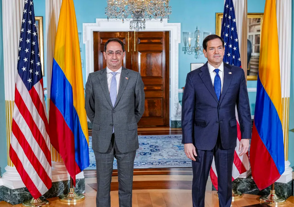 Marco Rubio sostuvo reunión con el vicepresidente electo de Colombia para fortalecer la asociación bilateral