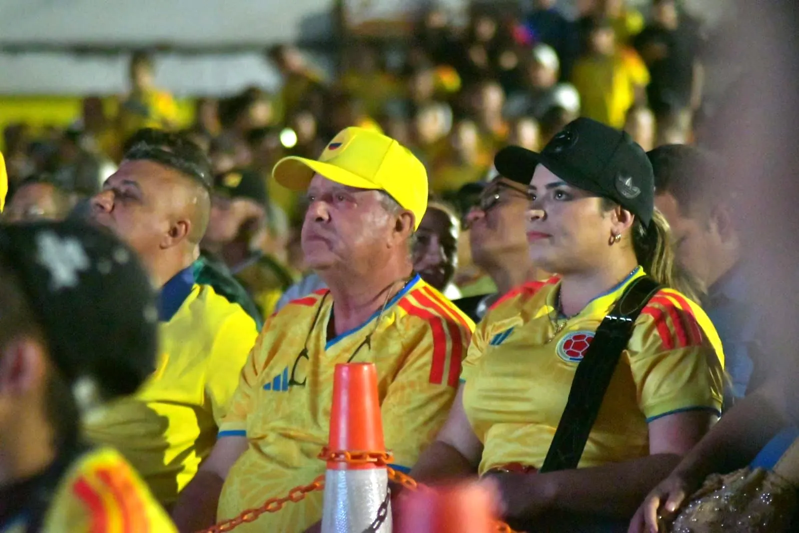Dosquebradas celebró el paso de Colombia a octavos con 7.500 hinchas